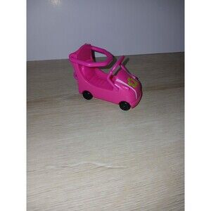 Polly Pocket Roller Coaster Toy Car Replacement Mattel Pink 2008 3 Inches